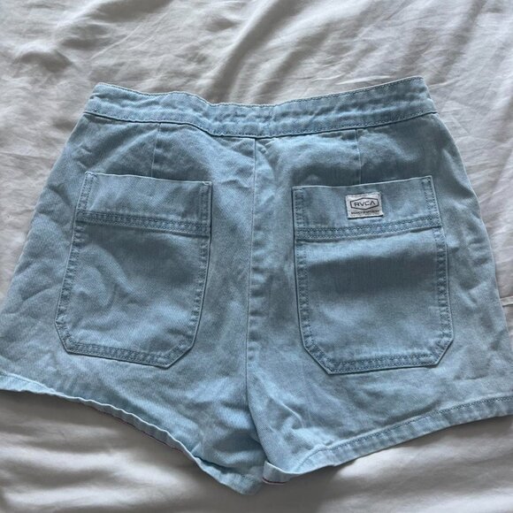 RVCA Denim Sailor Shorts Size 27 - Picture 2 of 4